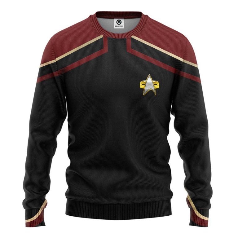 Star-Trek-Picard-2020-Red-3D-Hoodie-Shirt-2