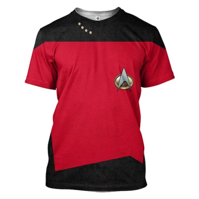 Star-Trek-The-Next-Generation-1987-1994-Red-3D-Hoodie-Shirt-3