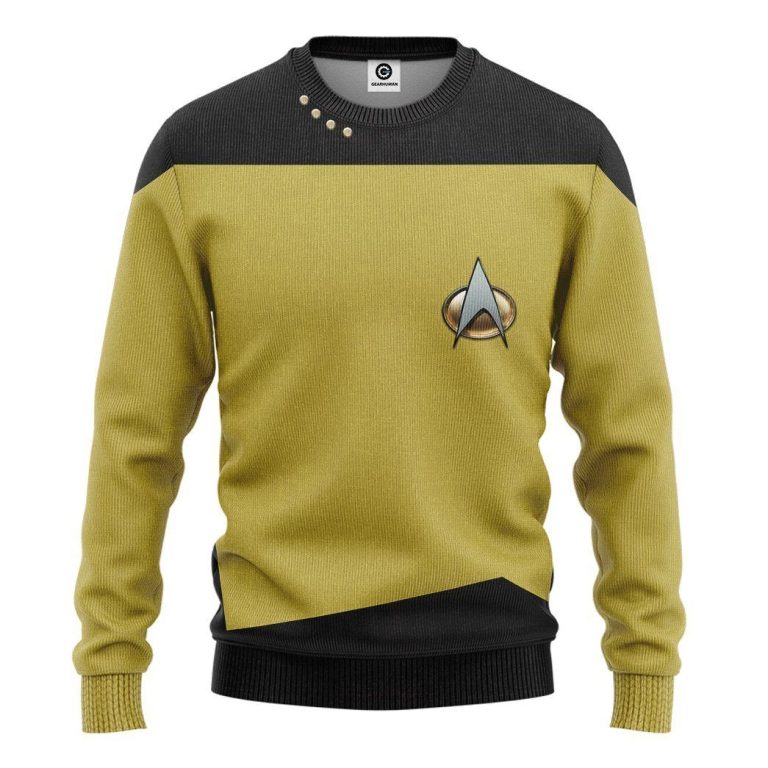 Star-Trek-The-Next-Generation-1987-1994-Yellow-3D-Hoodie-Shirt-2