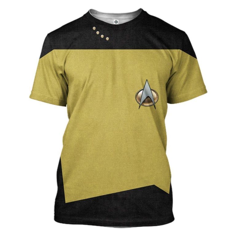 Star-Trek-The-Next-Generation-1987-1994-Yellow-3D-Hoodie-Shirt-3