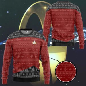 Star Trek The Next Generation 1987 Red 3D Shirt