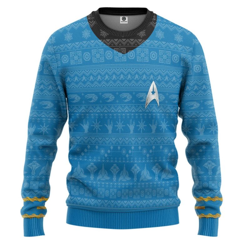Star-Trek-The-Original-Series-1966-1969-Blue-3D-Shirt-Hoodie-2