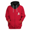 Star Trek The Original Series 1966 1969 Red 3D Hoodie