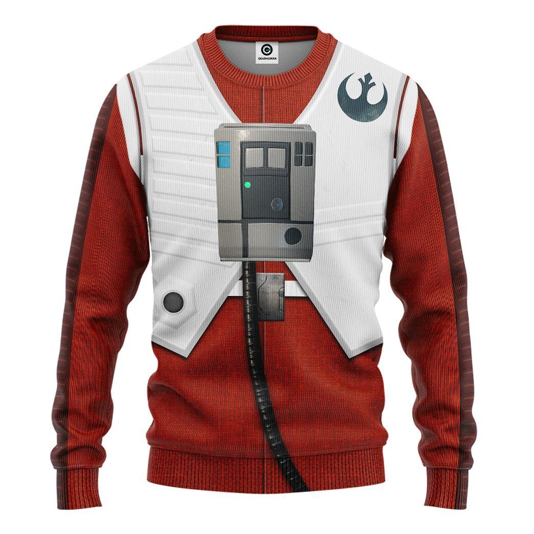 Star Wars Poe Dameron 3D Hoodie Star Wars Poe Dameron 3D Hoodie