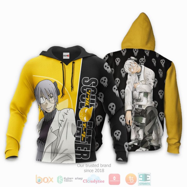 Stein-Franken-Soul-Eater-Anime-3D-Hoodie-Bomber-Jacket-3