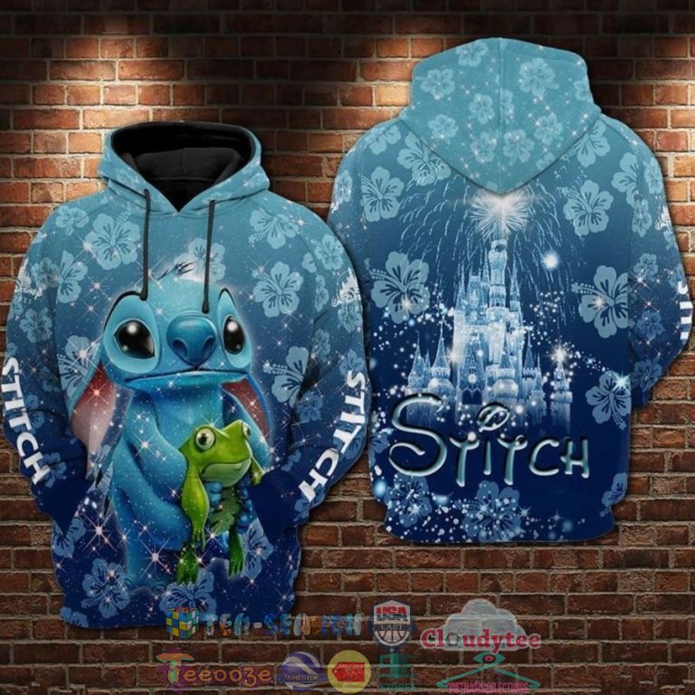 Stitch-Frog-Hibiscus-3D-Hoodie-2