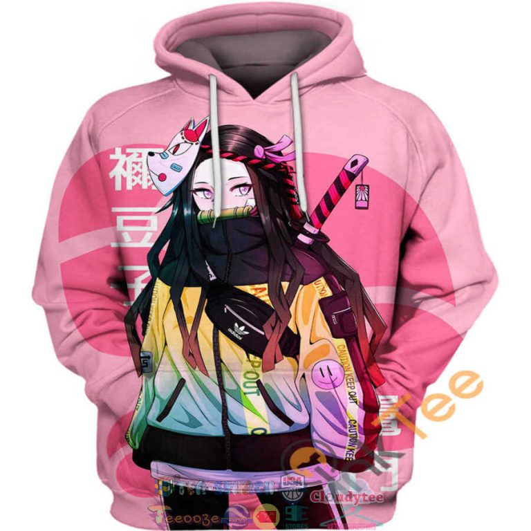 Street-Style-Nezuko-Kamado-Demon-Slayer-Hoodie-3D-2