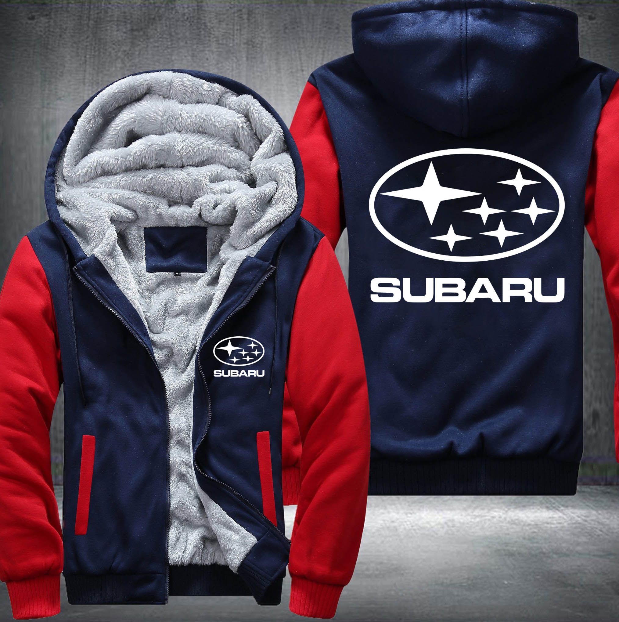 Subaru Fleece Hoodie Jacket Subaru Fleece Hoodie Jacket