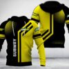 Subway Black Yellow 3D Hoodie