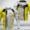 Subway Yellow White 3D Hoodie
