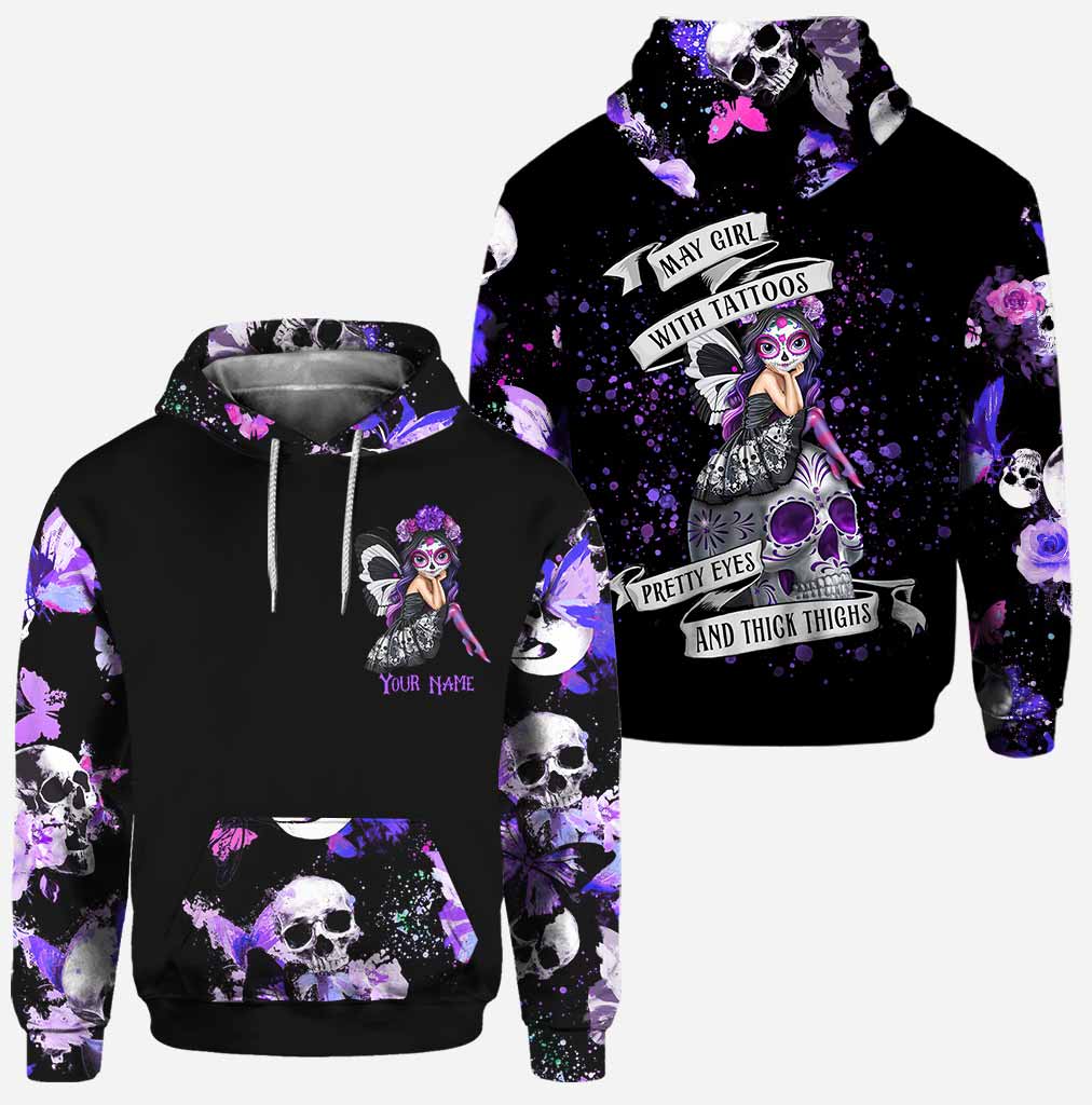 Sugar-Skull-Fairy-May-Girl-With-Tattoos-Personalized-All-Over-Printed-Hoodie-And-Leggings-2