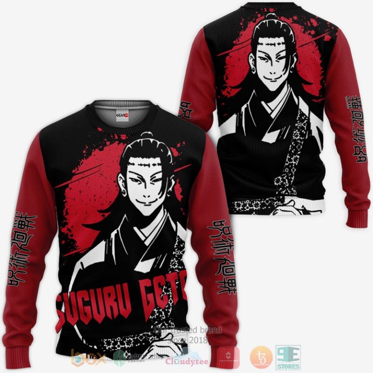 Suguru-Geto-Jujutsu-Kaisen-Anime-Monochrome-3D-Hoodie-Bomber-Jacket-2
