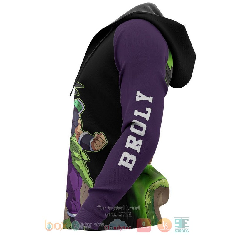 Super Broly Dragon Ball Anime 3D Hoodie Super Broly Dragon Ball Anime 3D Hoodie