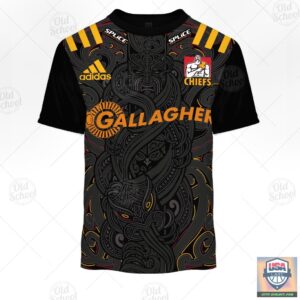 Super Rugby Gallagher Chiefs Personalised Hoodie Jersey