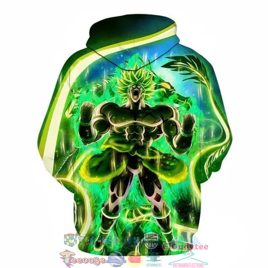 Super Saiyan Broly Dragon Ball 3D Hoodie Super Saiyan Broly Dragon Ball 3D Hoodie