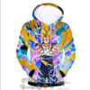 Super Saiyan God Dragon Ball 3D Hoodie