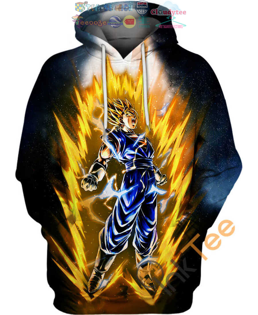 Super Vegito Dragon Ball Hoodie 3D Super Vegito Dragon Ball Hoodie 3D