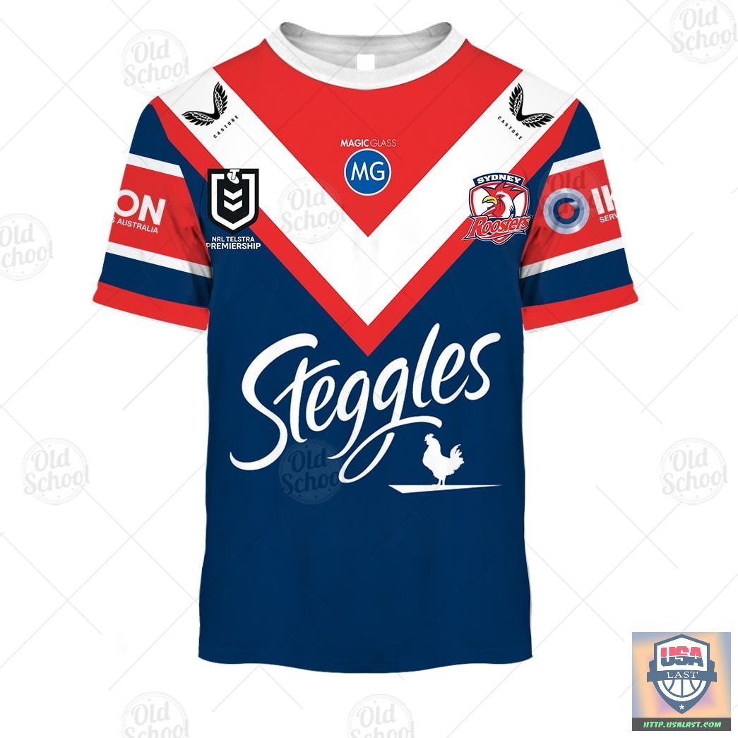 Sydney Roosters Nrl Personalized All Over Print Hoodie T-Shirt Sydney Roosters Nrl Personalized All Over Print Hoodie T-Shirt