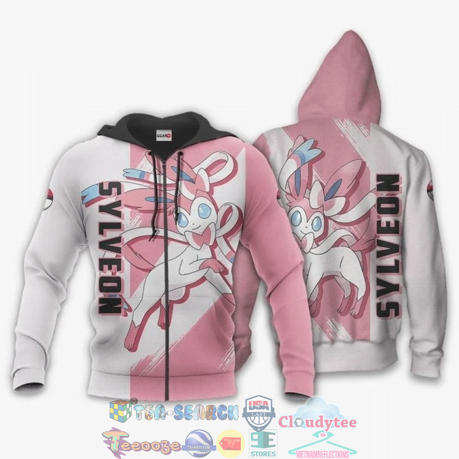 Sylveon Pokemon Anime 3D Hoodie Sylveon Pokemon Anime 3D Hoodie