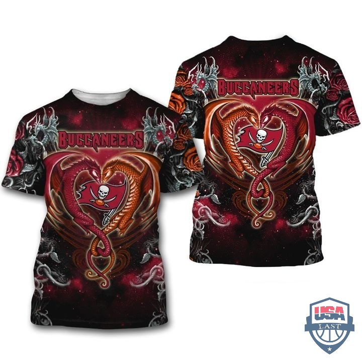 Tampa Bay Buccaneers Dragon Nfl 3D Hoodie T-Shirt Tampa Bay Buccaneers Dragon Nfl 3D Hoodie T-Shirt