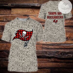 Tampa Bay Buccaneers Plaid Flannel All Over Print Hoodie