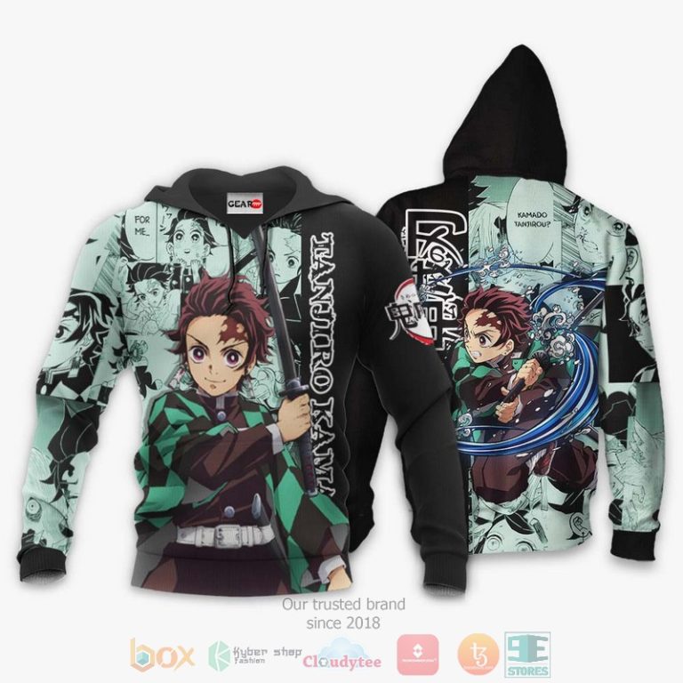 Tanjiro-Kamado-Kimetsu-Anime-Manga-Style-3D-Hoodie-Bomber-Jacket-3