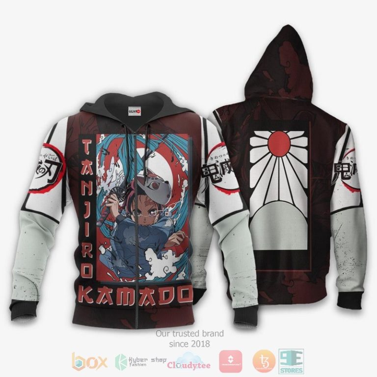 Tanjiro-Kamado-Raising-Sun-Kimetsu-Anime-3D-Hoodie-Bomber-Jacket-2