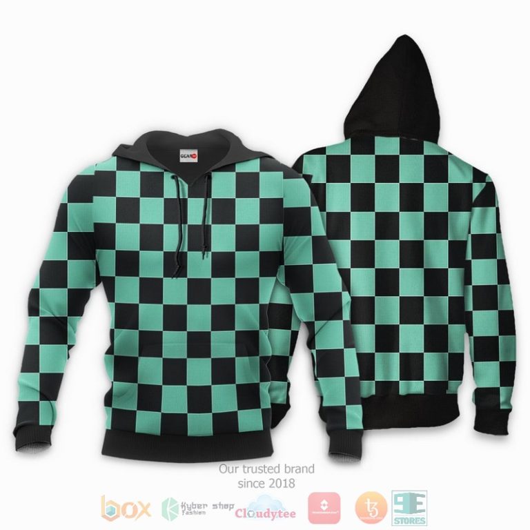 Tanjiro-Uniform-Costume-Anime-Kimetsu-3D-Hoodie-Bomber-Jacket-3