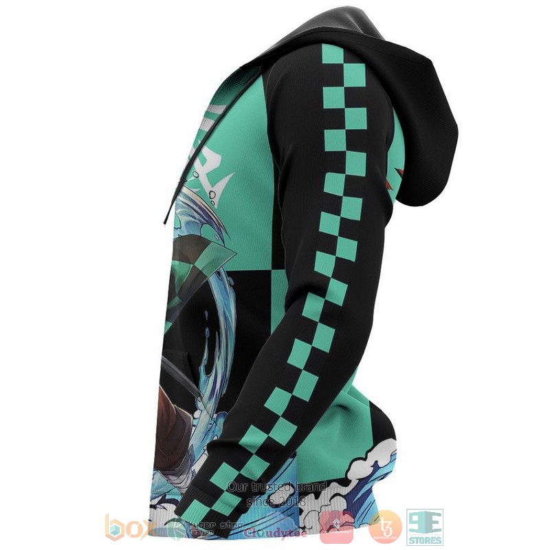 Tanjiro Water Breathing Kimetsu Anime 3D Hoodie Tanjiro Water Breathing Kimetsu Anime 3D Hoodie