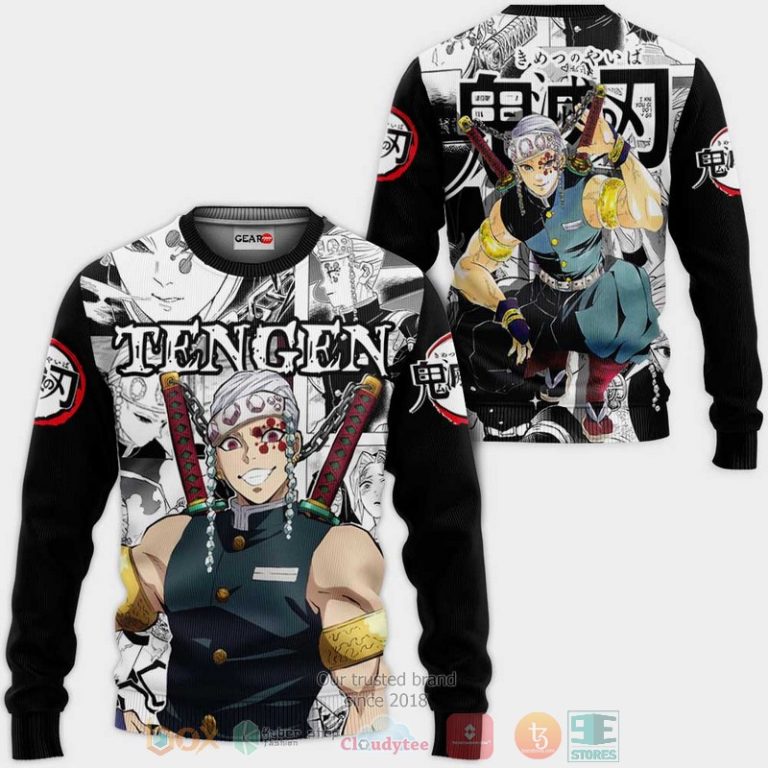 Tengen-Uzui-Kimetsu-Anime-Manga-Style-3D-Hoodie-Bomber-Jacket-2
