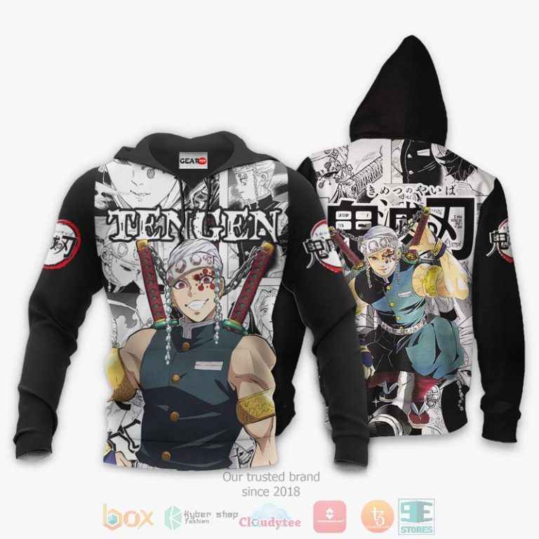 Tengen-Uzui-Kimetsu-Anime-Manga-Style-3D-Hoodie-Bomber-Jacket-3