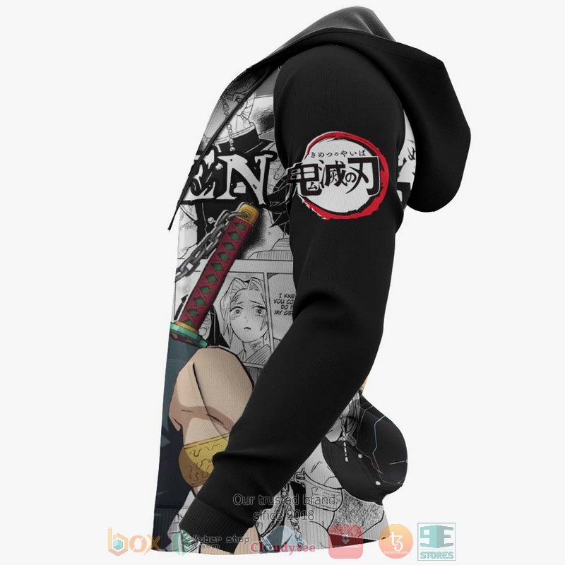 Tengen Uzui Kimetsu Anime Manga Style 3D Hoodie Tengen Uzui Kimetsu Anime Manga Style 3D Hoodie