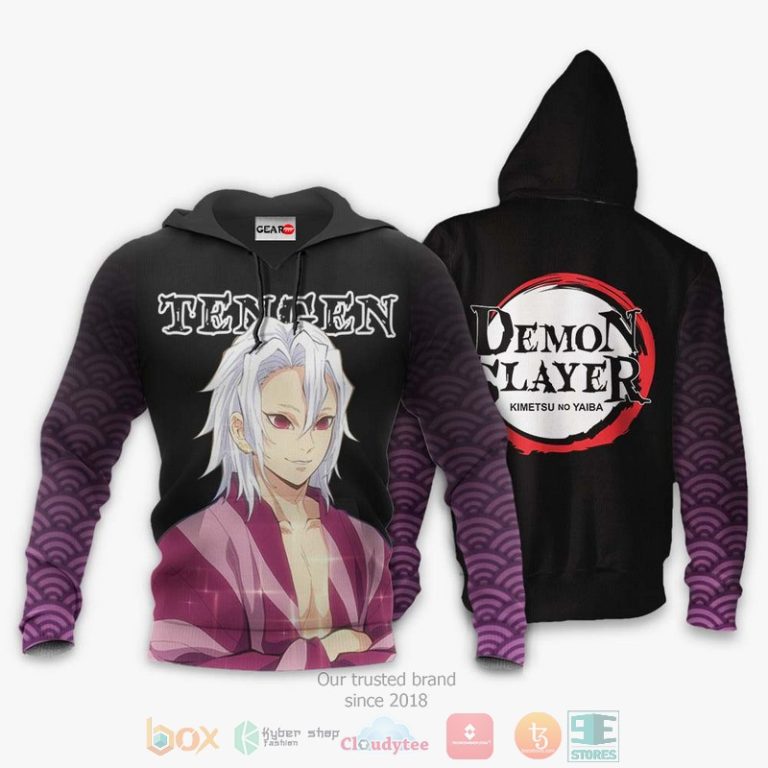 Tengen-Uzui-No-Makeup-Kimetsu-Anime-3D-Hoodie-Bomber-Jacket-3
