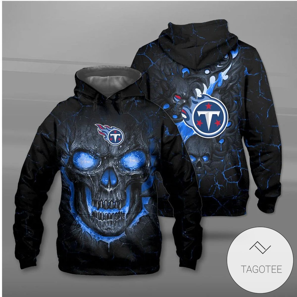 Tennessee Titans Lava Skull Hoodie Tennessee Titans Lava Skull Hoodie