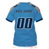 Tennessee Titans National Football League Personalized 3D Hoodie