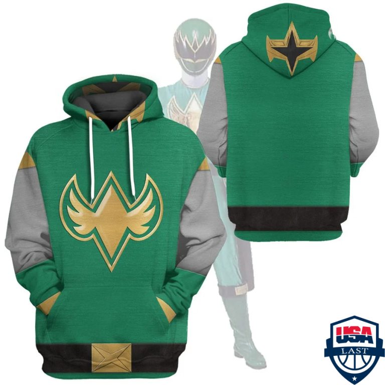 The-Green-Samurai-Rangers-Ninja-Storm-3D-Hoodie-Apparel-1