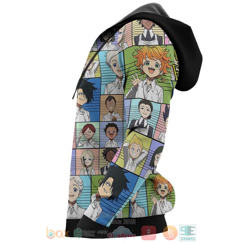 The Promised Neverland Characters Anime 3D Hoodie The Promised Neverland Characters Anime 3D Hoodie