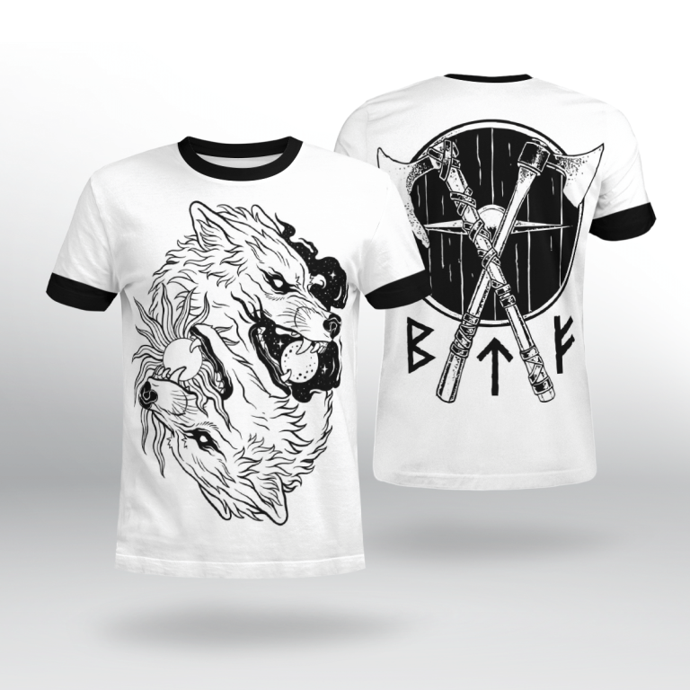 The-Sons-Of-Fenrir-Hati-And-Skoll-White-3D-Shirt-Hoodie-2