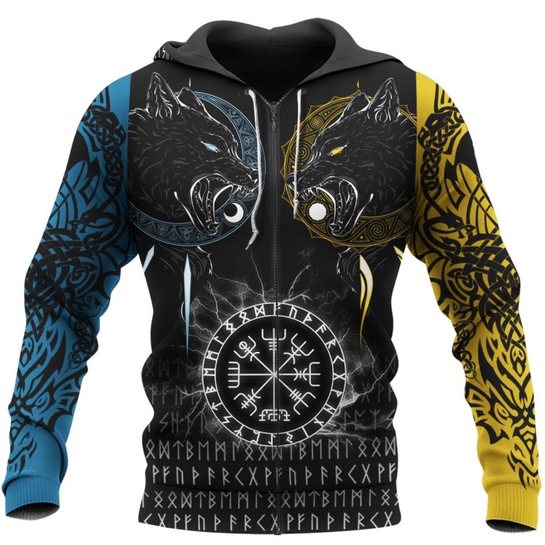 The-Sons-Of-Fenrir-Skoll-And-Hati-Raven-3D-Shirt-Hoodie-3