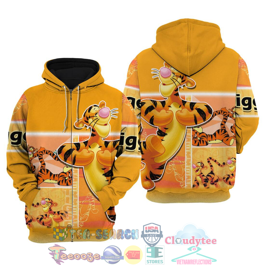 Tigger Winnie The Pooh Disney Hoodie 3D Tigger Winnie The Pooh Disney Hoodie 3D