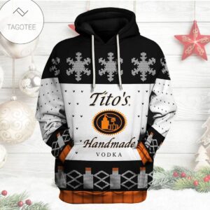 Tito’S Handmade Vodka Snowflake Hoodie