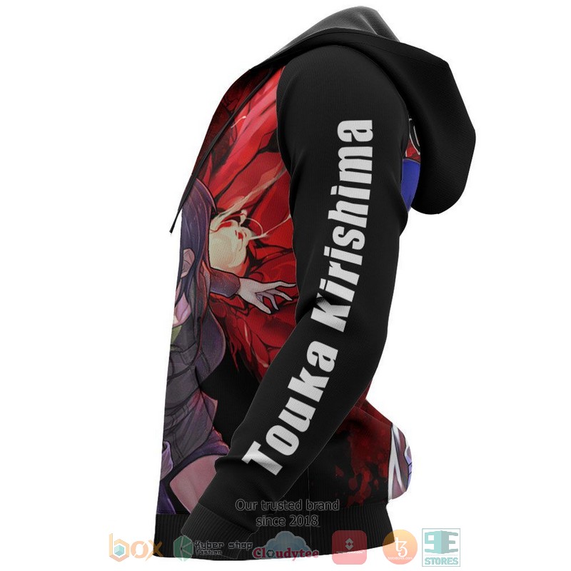 Tokyo Ghoul Touka Kirishima Anime 3D Hoodie Tokyo Ghoul Touka Kirishima Anime 3D Hoodie