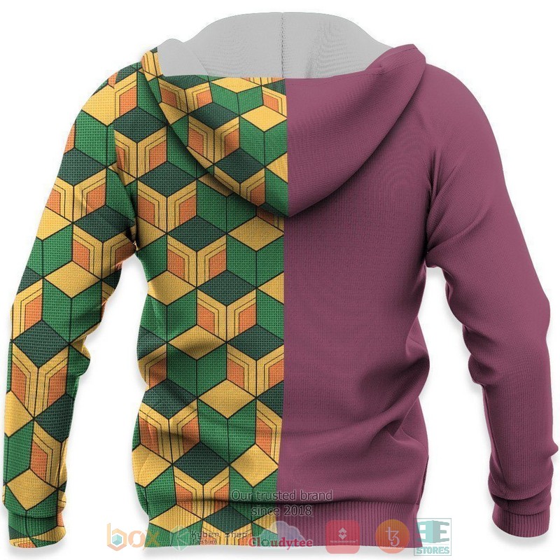 Tomioka Giyuu Costume Kimetsu Anime 3D Hoodie Tomioka Giyuu Costume Kimetsu Anime 3D Hoodie