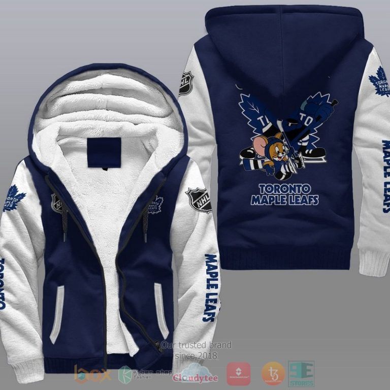 Toronto-Maple-Leafs-Nhl-Tom-And-Jerry-Fleece-Hoodie-3