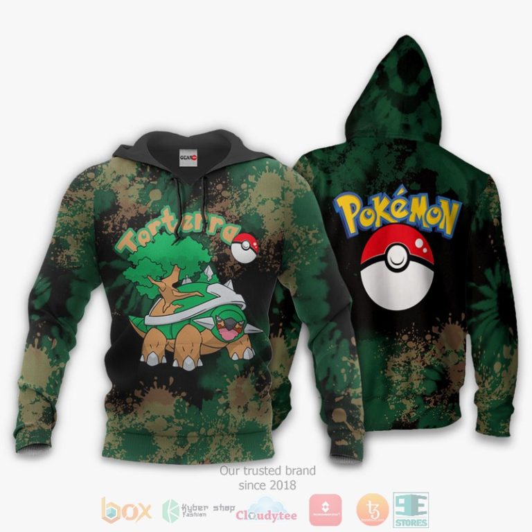 Torterra-Pokemon-Anime-Tie-Dye-Style-3D-Hoodie-Bomber-Jacket-3