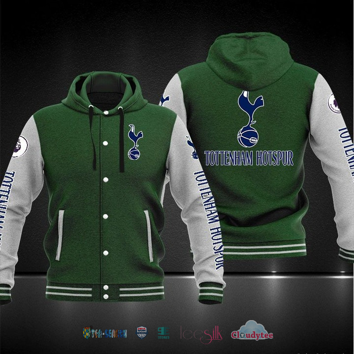 Tottenham Hotspur F.C Baseball Hoodie Jacket Tottenham Hotspur F.C Baseball Hoodie Jacket