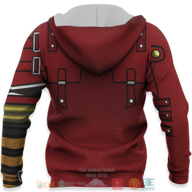 Trigun Vash The Stampede Costume Uniform Anime 3D Hoodie Trigun Vash The Stampede Costume Uniform Anime 3D Hoodie
