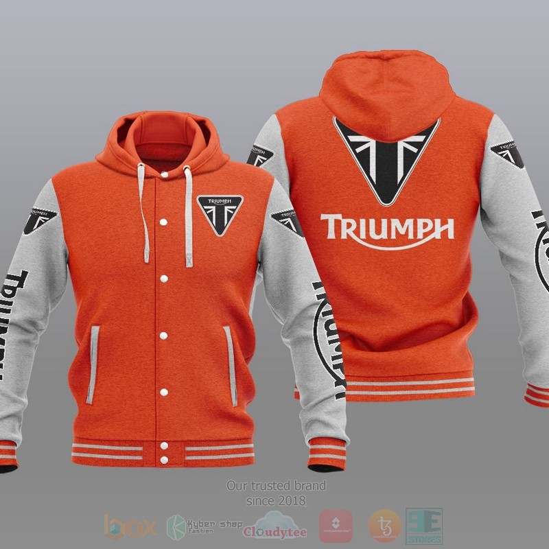 Triumph Car Baseball Jacket Hoodie Triumph Car Baseball Jacket Hoodie