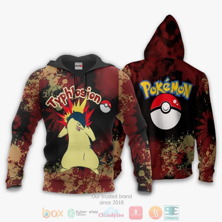 Typhlosion-Pokemon-Anime-Tie-Dye-Style-3D-Hoodie-Bomber-Jacket-3