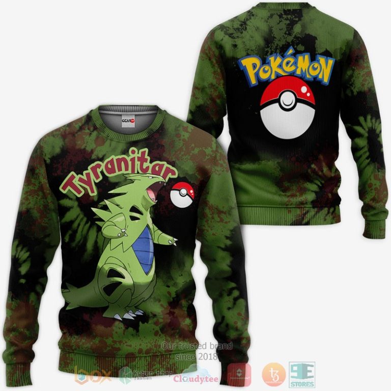 Tyranitar-Pokemon-Anime-Tie-Dye-Style-3D-Hoodie-Bomber-Jacket-2